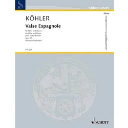 KOHLER.VALSE ESPAGNOLE OP.57  FLUTE AND piano