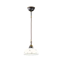 Kolarz 731.30.20 - Luster na sajli NONNA 1xE27/75W/230V, prečnika 20 cm, zelena