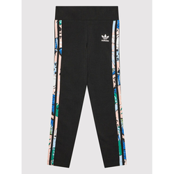 adidas Leggings Studio London Animal Flower Print H22594 Crna Slim Fit