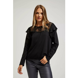 Marisse Black Lace Blouse