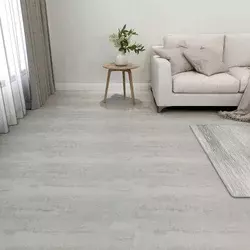 Podne daske 5,11 m2 55 pcs PVC Siva i Svijetlosiva