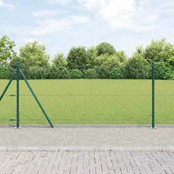 Heksagonalna ograda s betonskom osnovom 25 x 1 m Šumsko zelena