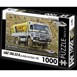 Retro cars - Puzzle KAMION - Liaz 100.55 D pro Rallye Paríž-Dakar (1985.) - 1 000 dijelova