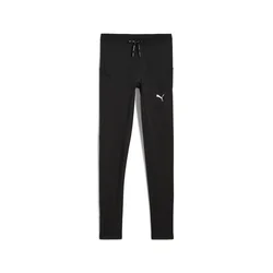 Mens Puma RUN Microfleece Tights, Black, Size M, Sport