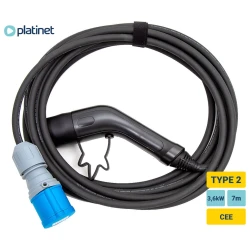 Punjački kabel za električne kamp-prikolice i autodomove, Tip 2, 7 m, 3,6 kW, 16 A