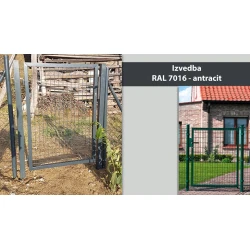 VRATA VRTNA BUILDER FENCE 100X125 CM STANDARD - ANTRACIT