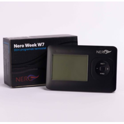 Nero Sobni žičani programabilni termostat W7, Crni