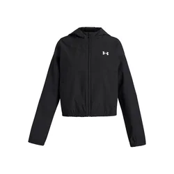 UNDER ARMOUR Športna jakna Rival črna/bela