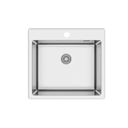 Metalac Ideal 500B Usadna sudopera sa sifonom, O 90, 550×550 mm