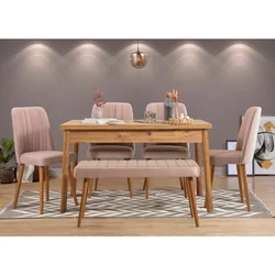 HANAH HOME Trpezarijski set Costa Atlantic Stone