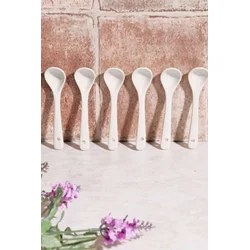 Hermia Set kašika, 6 komada, Beli