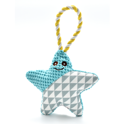 GIZMO Plišana igračka za pse Zvezda 30cm plava