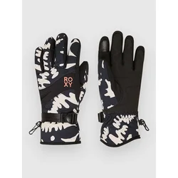 Roxy Jetty rokavice true black big flower