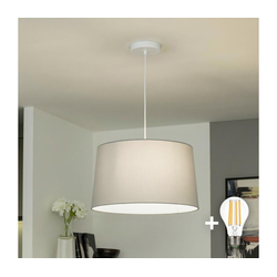 Brilagi - LED luster na lanku CERIA 1xE27/40W/230V pr. 45 cm siva