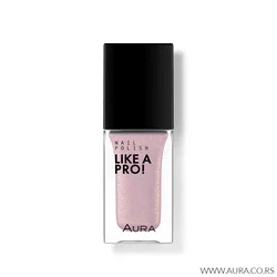 Like a PRO! lak za nokte 104 bebi roze sa šljokicama