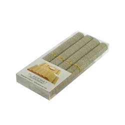 Set of 4 placemats (plate holders), 45 x 30 cm, Beige