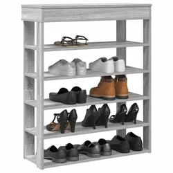 Stalak za cipele boja hrasta 80x30x98 cm konstruirano drvo