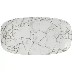 CHURCHILL Kintsugi Agate Grey plitev krožnik, dolžina: 355 mm (6 kos)
