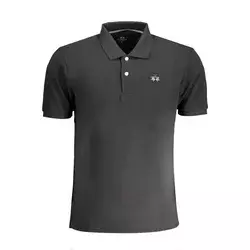 LA MARTINA Muška polo majica BPMP01PK031_NE09999, Crna