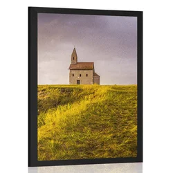Plakat zgodovinska cerkev pri Nitri - 40x60 silver
