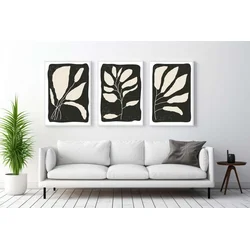 WALLXPERT Dekorativna uramljena MDF slika (3 komada) Mp3 00114 50 x 70