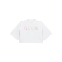 Guess Majica J6RI11 KCNQ4 Bela Oversize
