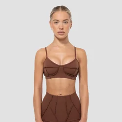 GymBeam Cosmo Sports Bra Brown