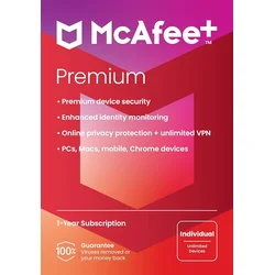 McAfee+ Premium 1 Device 1 Year Key GLOBAL