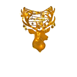 WALLXPERT XMASGOLD 026 Zidna dekoracija