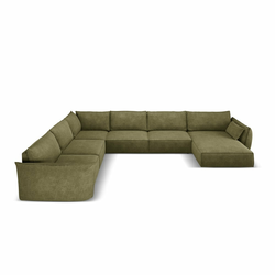 Zeleni kotni kavč (levi kot) Vanda - Mazzini Sofas