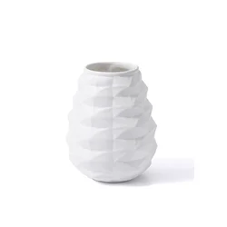 Aberto Design Vaza LCA0029, 25x25x26 cm, Bela