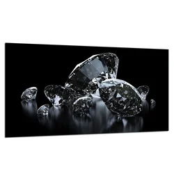 shumee Steklena zaščitna plošča ZA štedilnik 90x52 diamant