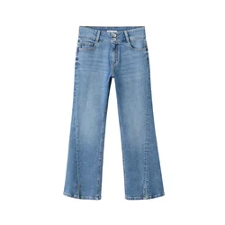 MANGO KIDS Kavbojke moder denim