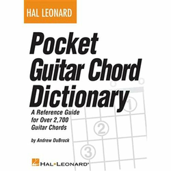 POCKET GUITAR CHORD DICTIONARY