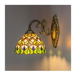 Brilagi - Tiffany vitražna zidna lampa MARGARET 1xE27/40W/230V