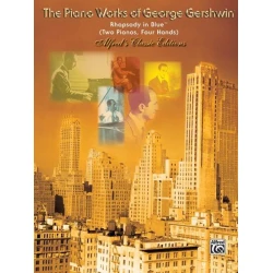 GERSHWIN:RHAPSODY IN BLUE TWO PIANOS FOUR HANDS