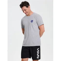 Sinsay - Dvodelna pamučna pidžama NASA - šareno