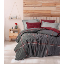 Lessentiel Maison Komplet Posteljine Sento, 200x220 cm, Sivi