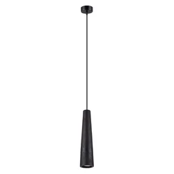 Sollux SL.1355 - Luster na sajli ELECTRA 1xGU10/10W/230V beton/crna