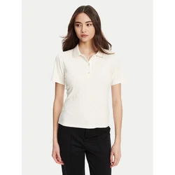 Guess Pulover V5YP01 KCX12 Écru Regular Fit