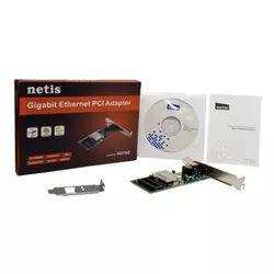 LAN card Netis AD-1102, 10/100/1000 Mbit, PCI + LP Bracket