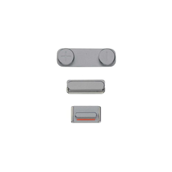 Apple iPhone 5S, SE - Power + Volume + Silent Mode Buttons (Space Gray)