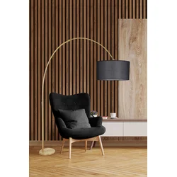 Opviq Podna lampa Deve, 220 cm, E27, Zlatne boje