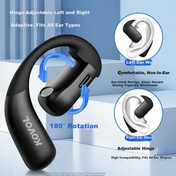 KOVOL Bluetooth slušalica, Crna
