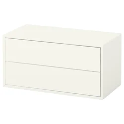 EKET Elem. s 2 fioke, bela, 70x35x35 cm