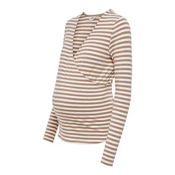 Only Maternity Majica JOY, rjava