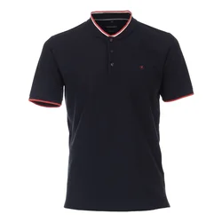 VENTI Majica marine / oranžna / bela