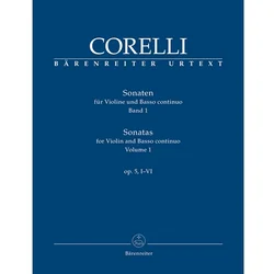 CORELLI:SONATAS PER VIOLINO 1 OP.5 /1-6