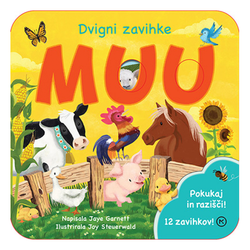MLADINSKA KNJIGA kartonka dvigni zavihke - muu!
