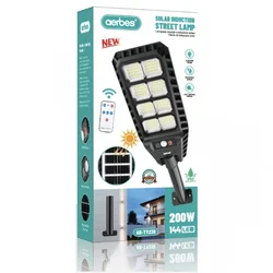 LED Solarni Zidni Reflektor AERBES 200W